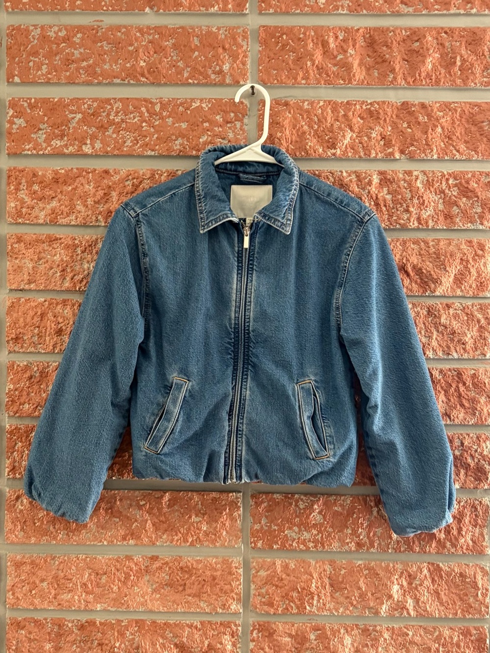 Zara Blue Denim Zip-Up Kids Jacket
